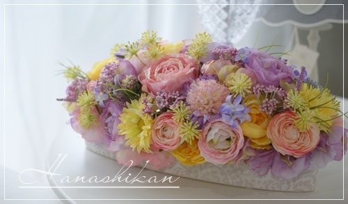 受付に飾るウェルカムフラワー