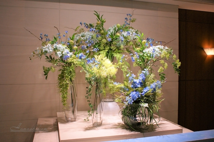 造花レンタルフラワーで素敵な高級インテリアディスプレイ 花芝翫
