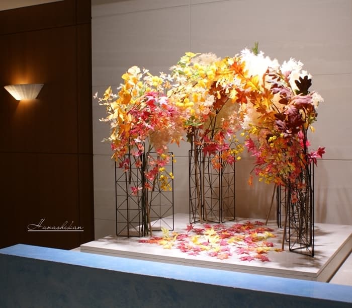 造花レンタルフラワーで素敵な高級インテリアディスプレイ 花芝翫 造花レンタルフラワーで素敵な高級インテリアディスプレイ 花芝翫