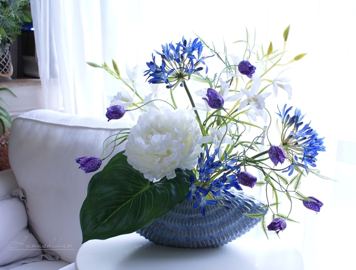 造花レンタルフラワーで素敵な高級インテリアディスプレイ 花芝翫 造花レンタルフラワーで素敵な高級インテリアディスプレイ 花芝翫